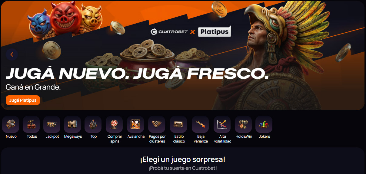 juga nuevo, juga fresco con CuartoBet